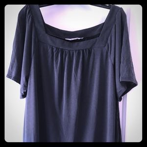 Loft Modal Square Neck Blouse Sz L